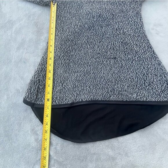 Des Si Belles Heather Black Knit Top Back Bow - Picture 8 of 10